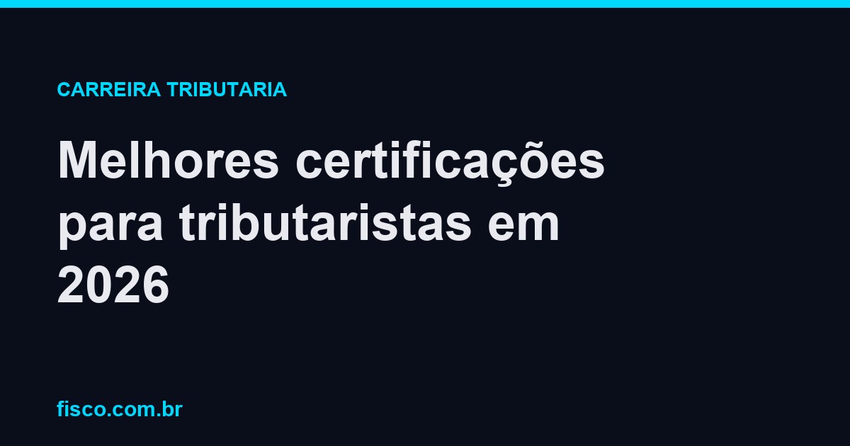 Melhores certificações para tributaristas em 2026